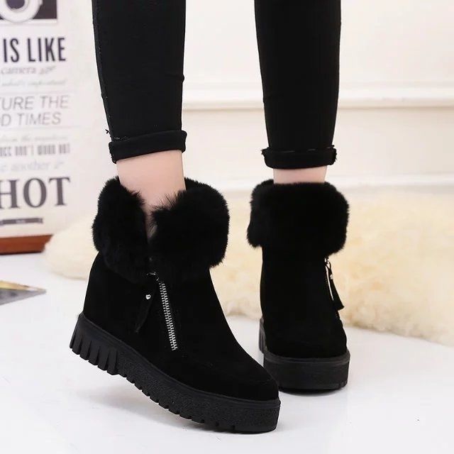 Bottes de Neige Courtes Talon Intégré