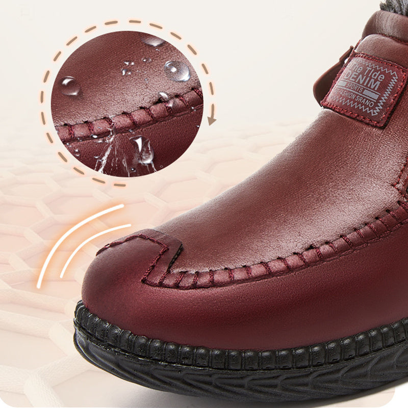 Bottes doublure peluche femme