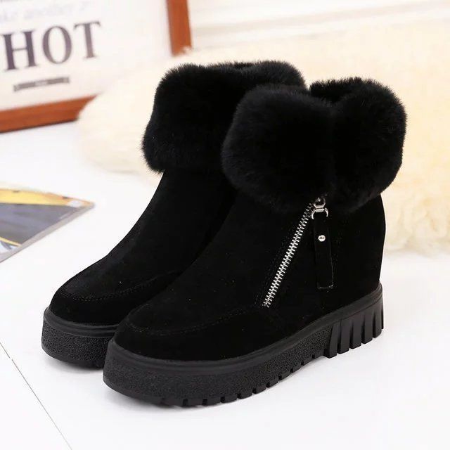 Bottes de Neige Courtes Talon Intégré
