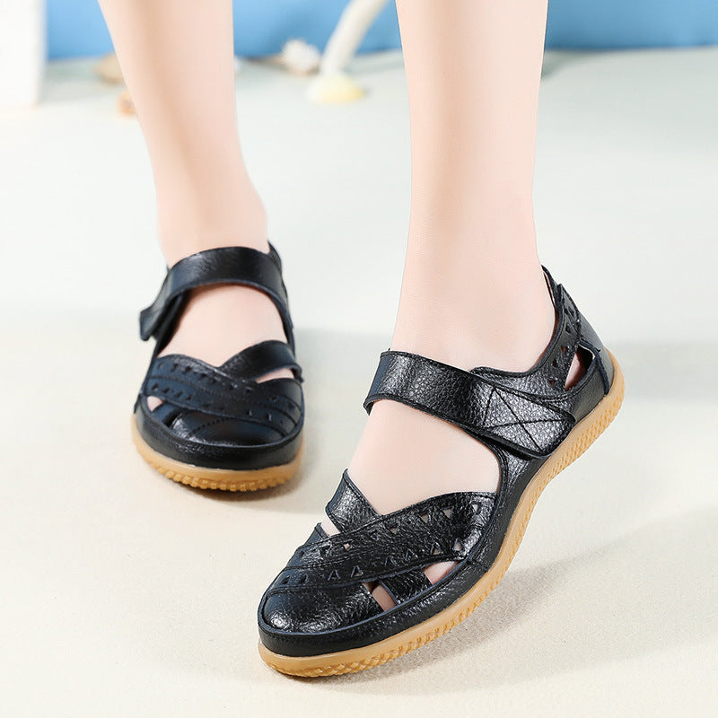 Sandales en Cuir Confort