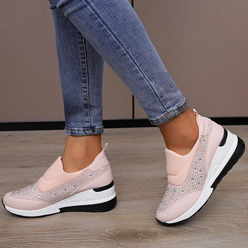 Baskets Brillantes Confortables