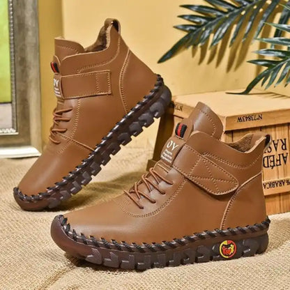 Bottes Chaudes et Imperméables à Lacets