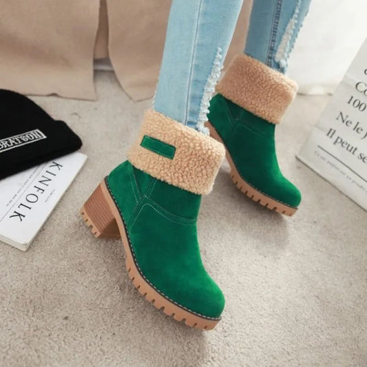 Bottines Féminines d'Hiver en Suède