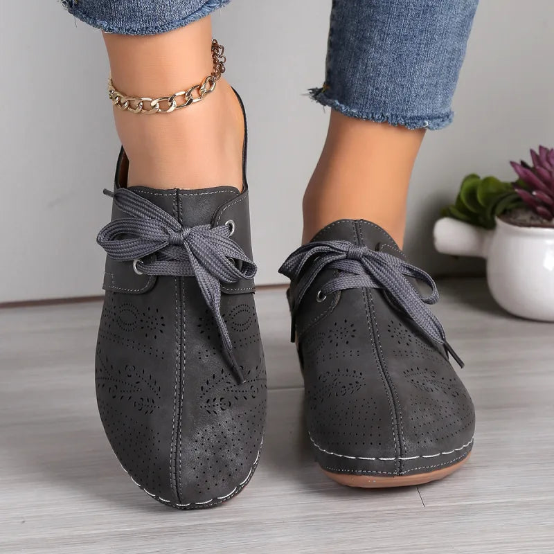 Mules Baskets à Lacets