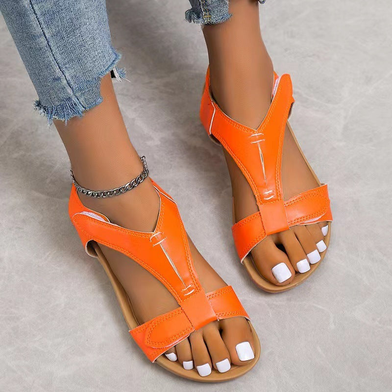 Sandales à Boucle Velcro Femme