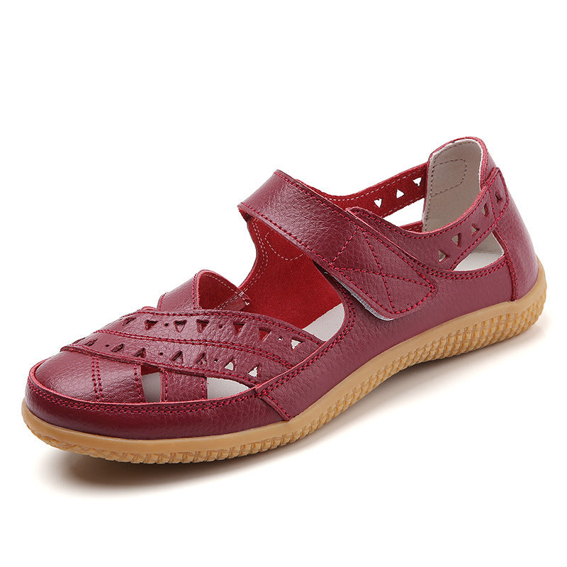 Sandales en Cuir Confort