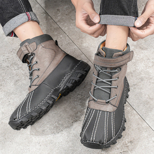 Bottes de Neige Chaudes à Lacets