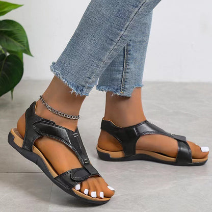 Sandales à Boucle Velcro Femme